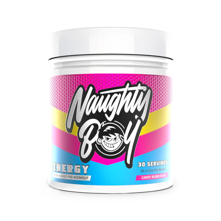 Naughty Boy Energy Pre-Workout 30 Servings CANDY BUBBLEGUM